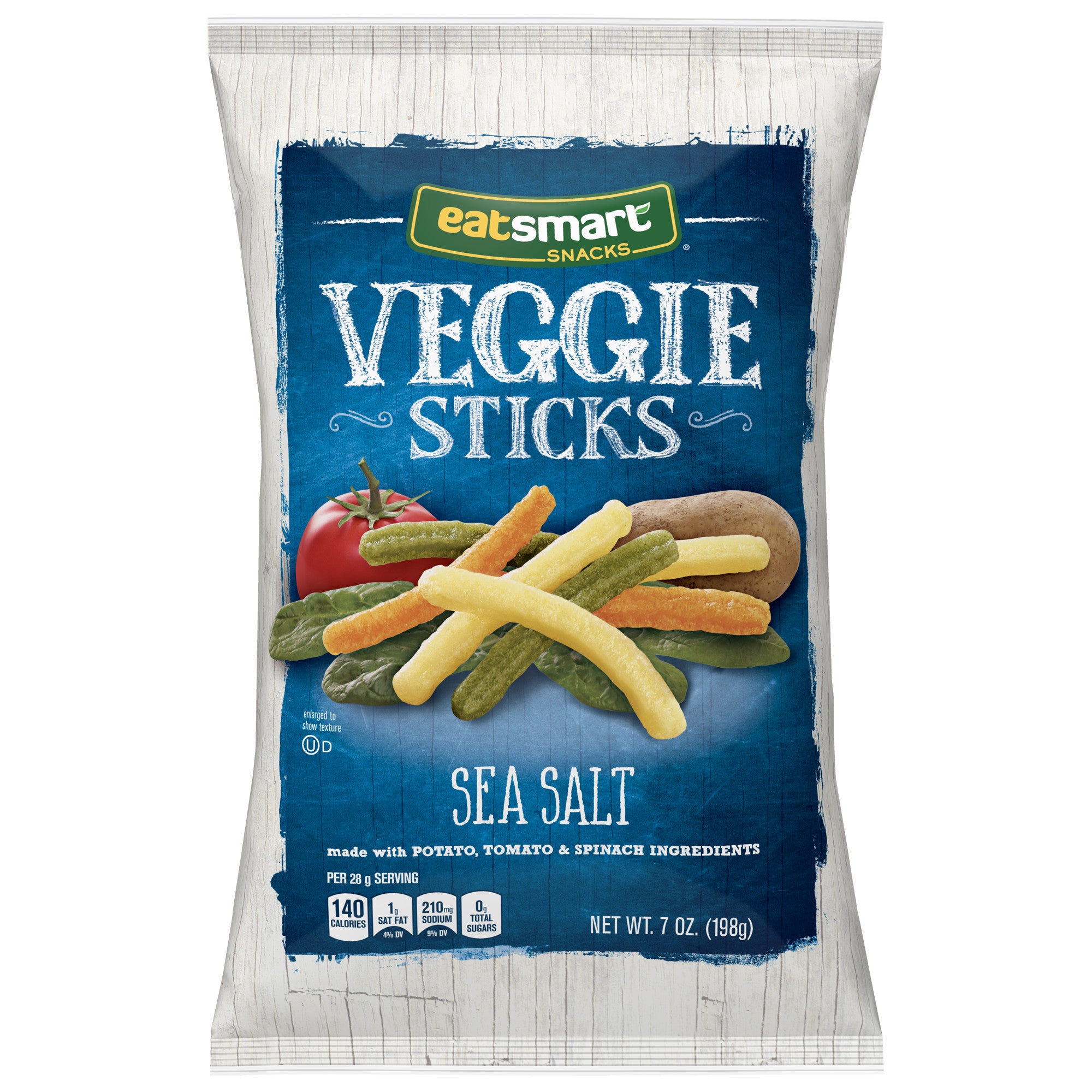 Eatsmart Snacks Garden Veggie Sticks with Potato Tomato & Spinach