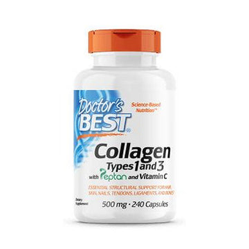 Collagen Types 1and 3 with Peptan 240 caps By Doctors Best