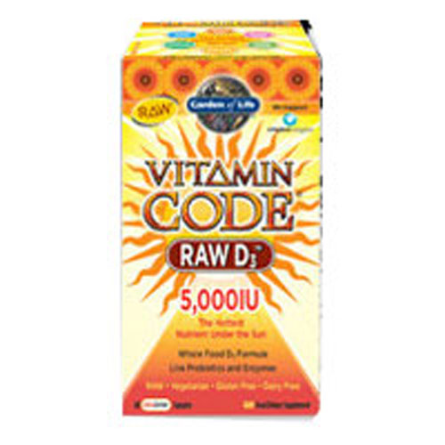 Vitamin Code RAW D3 60 caps By Garden of Life