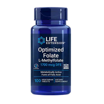 Optimized Folate 100 Tabs By Life Extension