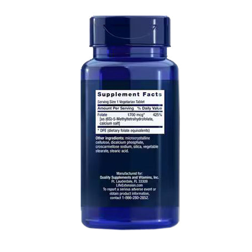 Optimized Folate 100 Tabs By Life Extension