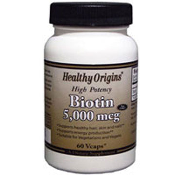 Biotin 60 Veg Caps By Healthy Origins