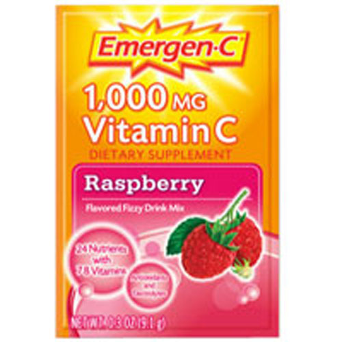 Emergen-C Vitamin C Drink Mix Raspberry 10 pkts By Alacer