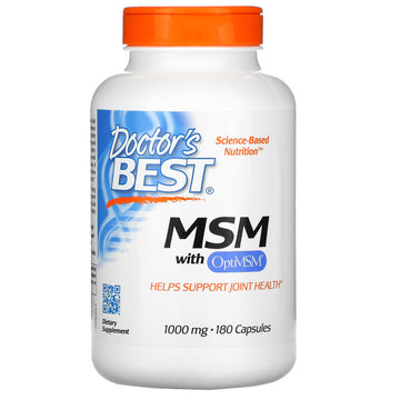 Doctor's Best, MSM with OptiMSM, 1,000 mg