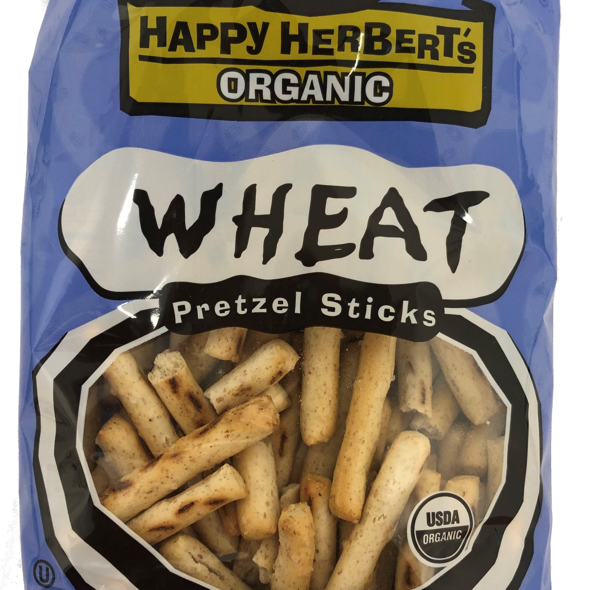 Happy Herbert's Organic Wheat Pretzel Sticks Case of 12