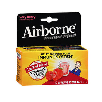 Airborne Effervescent Health Formula Very Berry 10 tabs By A