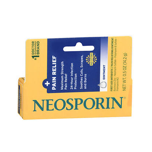 Neosporin Plus Pain Relief Antibiotic Ointment Maximum Stren