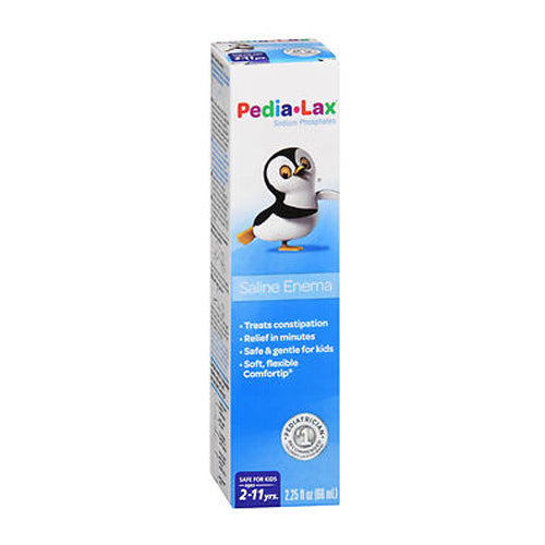 Fleet Pedia-Lax Enema Rectal Saline Laxative 2.25 oz By Flee