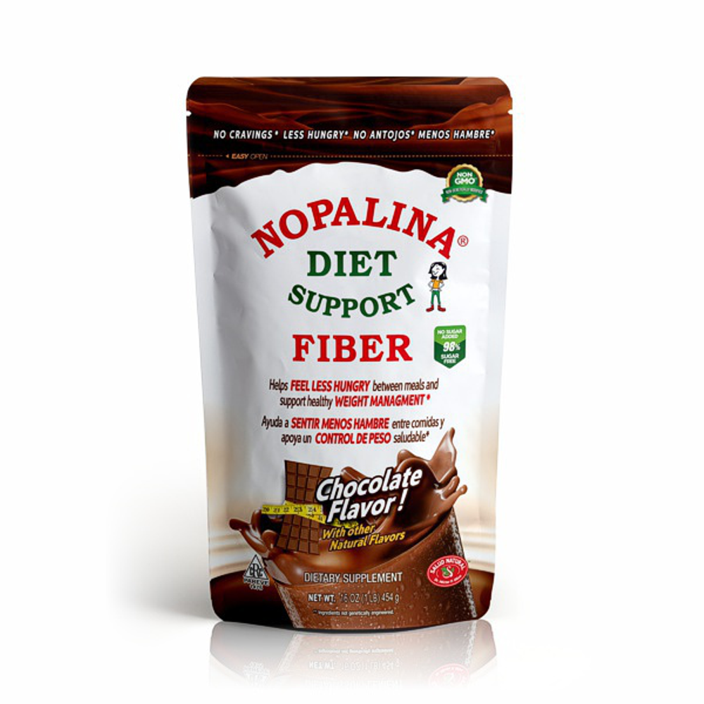Nopalina Flax Seed Fiber Chocolate Dietary Supplement Bag