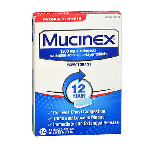Mucinex Expectorant Extended-Release Maximum Strength 14 tab
