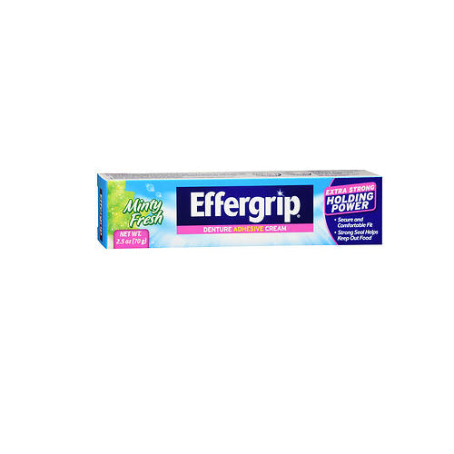 Effergrip Denture Adhesive Cream 2.5 oz By Med Tech Products