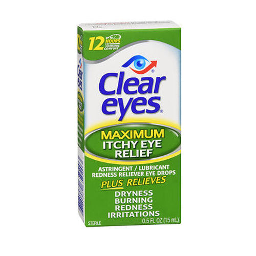 Clear Eyes Itchy Eye Relief Drops 0.5 oz By Med Tech Product