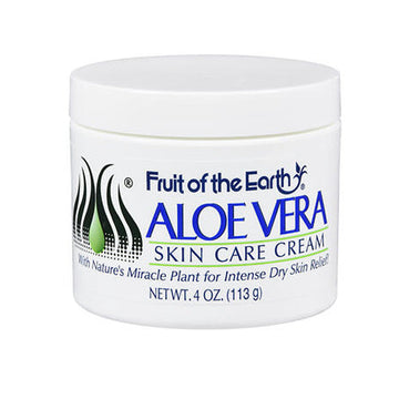Fruit Of The Earth Aloe Vera Skin Care Cream 4 oz By Fruit O
