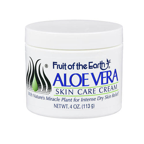 Fruit Of The Earth Aloe Vera Skin Care Cream 4 oz By Fruit O