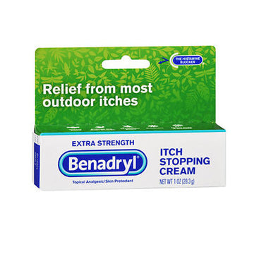 Benadryl Itch Stopping Cream Extra Strength 1 oz By Benadryl