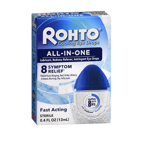 Rohto Ice Redness Relief Eye Drops 0.43 oz By Mentholatum