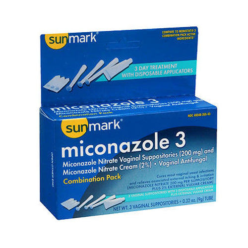 Sunmark Miconazole 3 Vaginal Antifungal Disposable Applicato