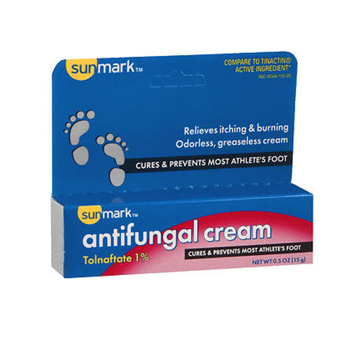 Sunmark Antifungal Cream Tolnaftate 1% Count of 1 By Sunmark