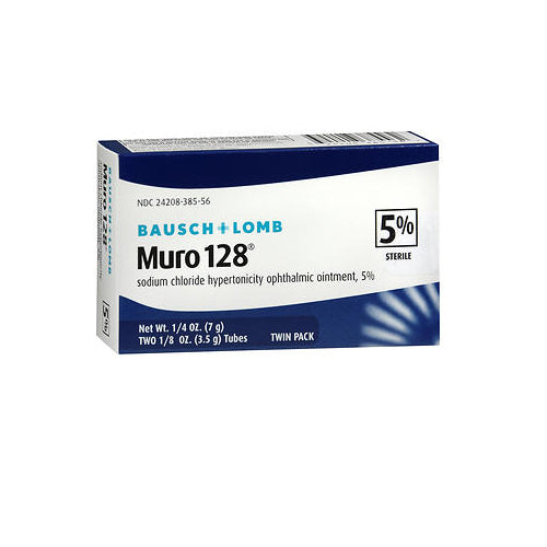 Bausch And Lomb Muro 128 5% Sterile Ophthalmic Eye Ointment 