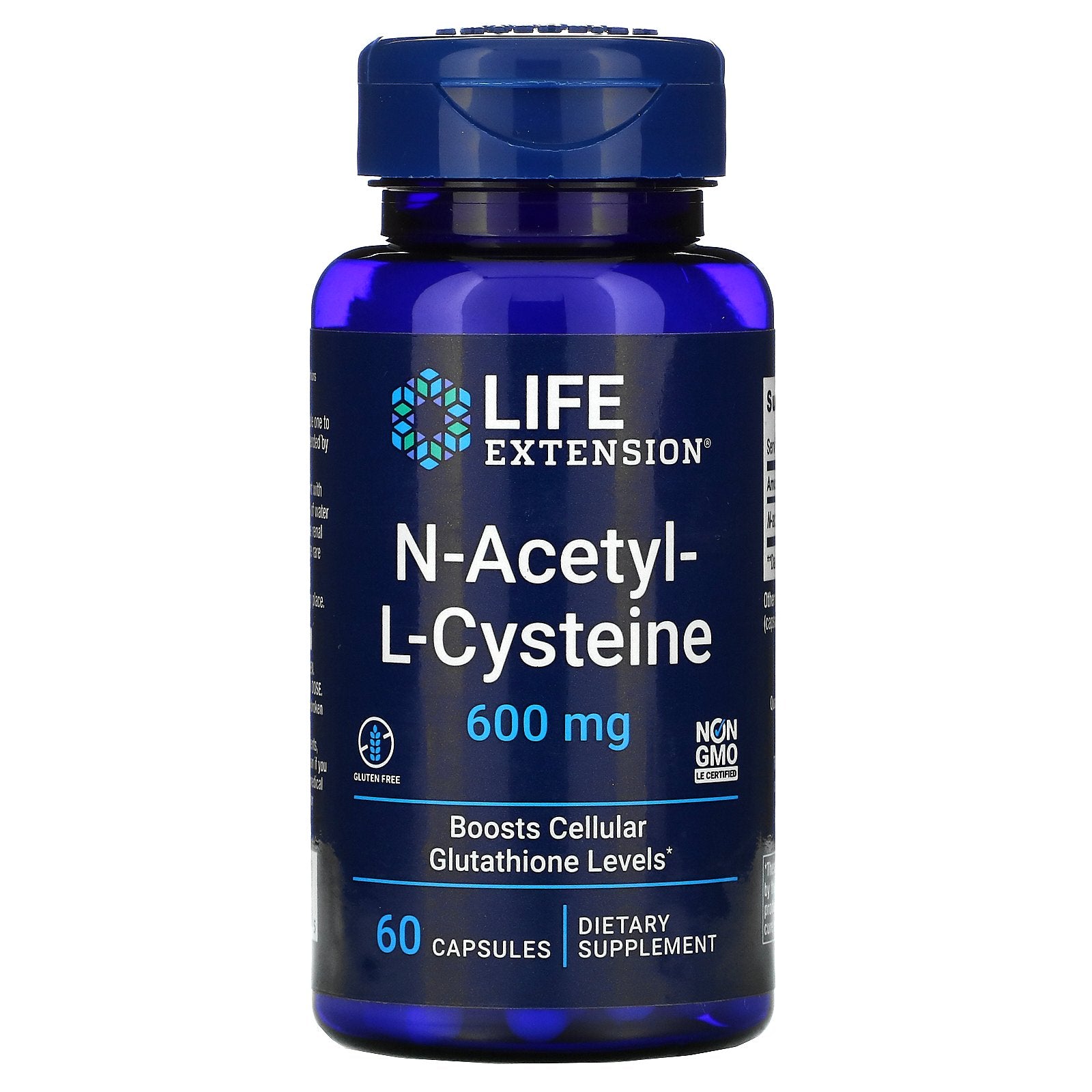 Life Extension, N-Acetyl-L-Cysteine, 600 mg Capsules