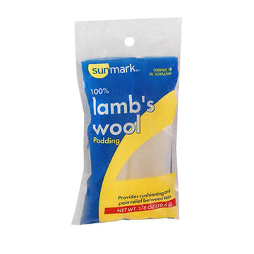 Sunmark 100% Lambs Wool Padding 0.375 oz By Sunmark