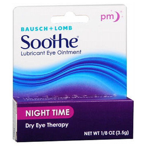 Bausch And Lomb Soothe Lubricant Eye Ointment Night Time 0.1