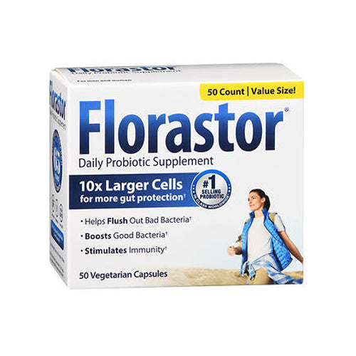 Florastor Maximum Strength Probiotic Dietary Supplement Caps