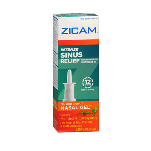 Zicam Intense Sinus Relief No-Drip Liquid Nasal Gel 0.5 oz B