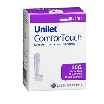 Unilet Comfortouch Lancets Model No : AT0465 100 each By Uni