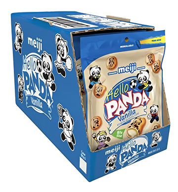 Meiji Hello Panda Cookies, Vanilla Creme Filled - Pack Of 6