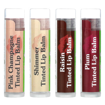 Sky Organics, Tinted Lip Balms,  0.15 oz (4.25 g) Each