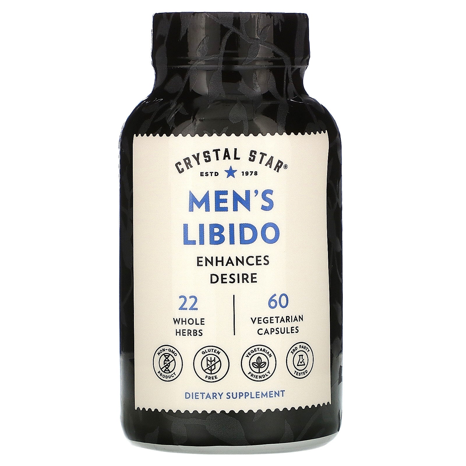 Crystal Star, Men's Libido,  Vegetarian Capsules