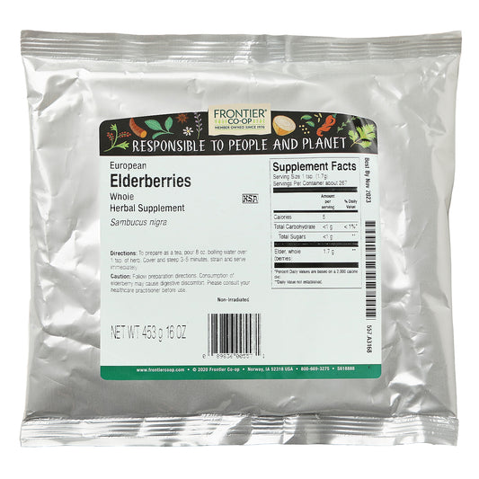 Frontier Co-op, Whole European Elderberries