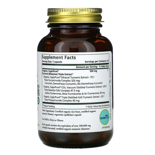 Pure Synergy, Superpure Turmeric Capsules