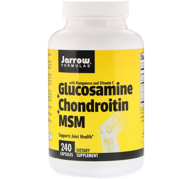 Jarrow Formulas, Glucosamine + Chondroitin + MSM