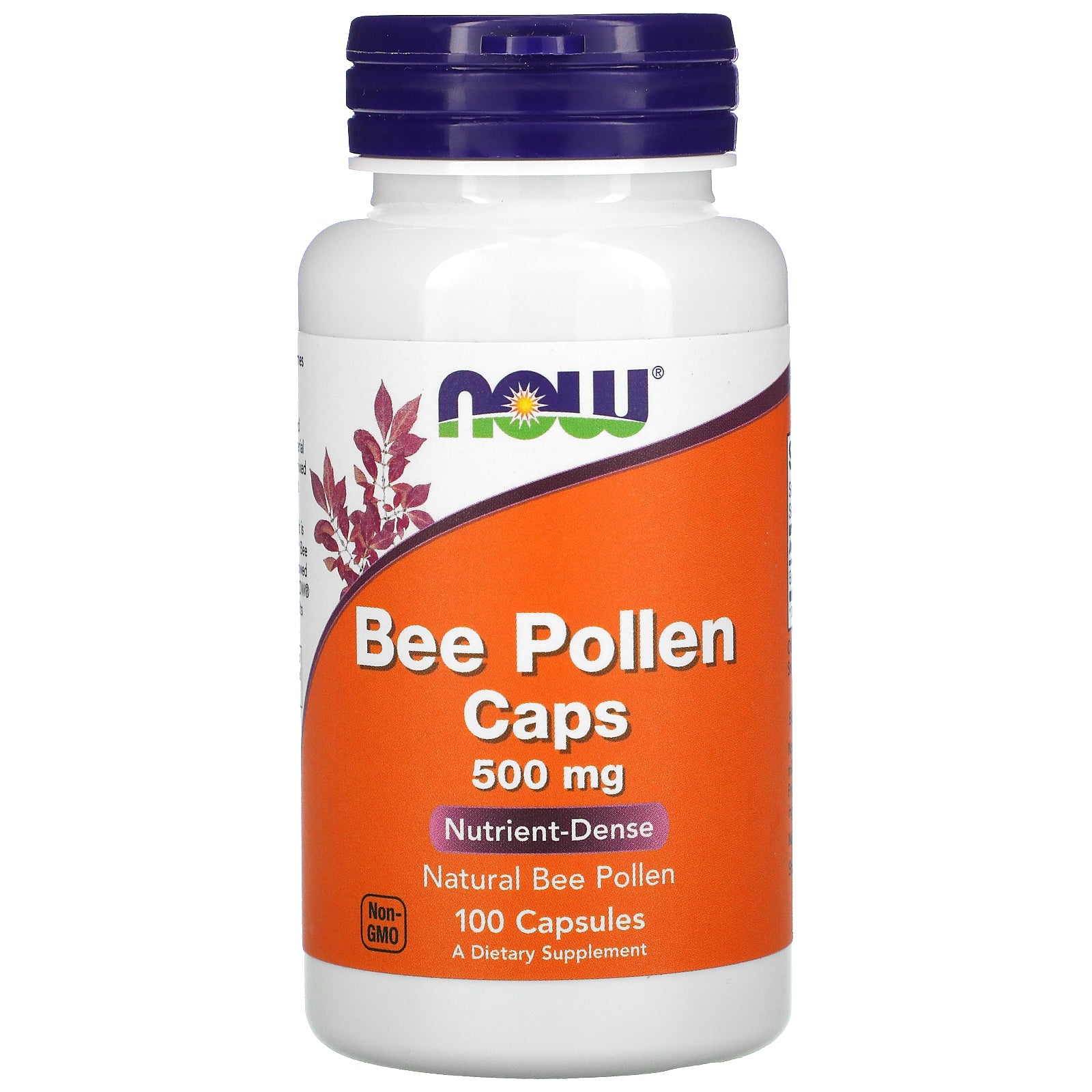 NOW Foods, Bee Pollen Caps, 500 mg