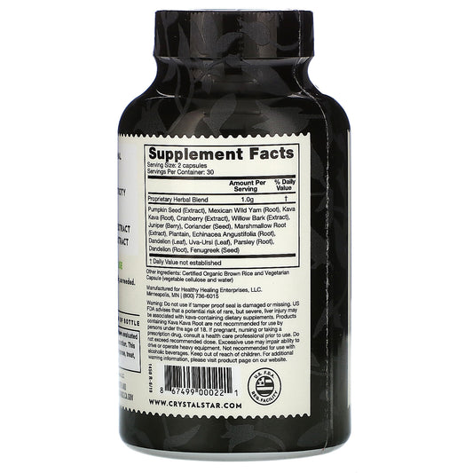 Crystal Star, Bladder Strength, Vegetarian Capsules