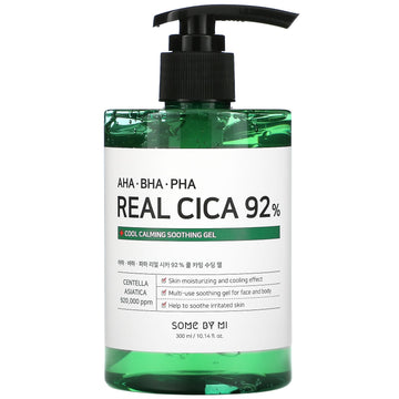 Some By Mi, AHA/BHA/PHA Real Cica 92% Cool Calming Soothing Gel(300 ml)