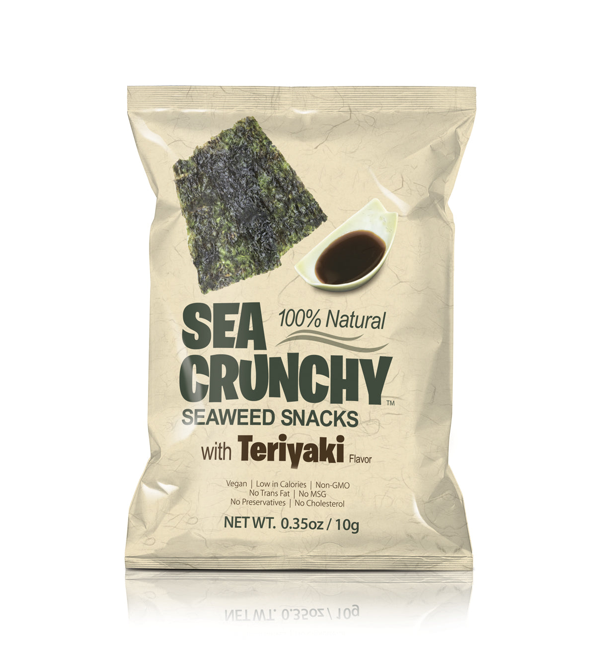 Sea Crunchy Seaweed Snacks with Teriyaki Case of 12