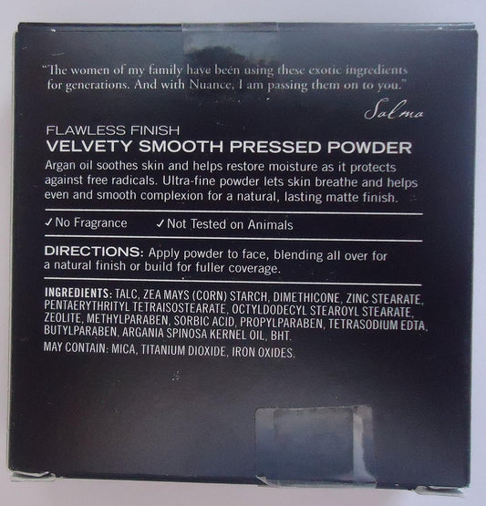 Nuance Salma Hayek awless Finish Velvety Smooth Pressed Powder with Argan Oil #520 Light Medium