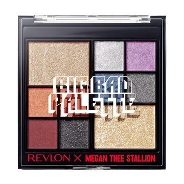 Revlon Eyeshadow Palette, Megan Thee Stallion Eye Makeup, Creamy Pigmented in Blendable Matte & Pearl Finishes, 001 Big Bad Palette, 0.37