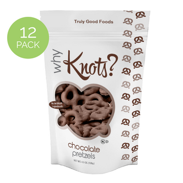 Chocolate Pretzels Why Knots? 12-count