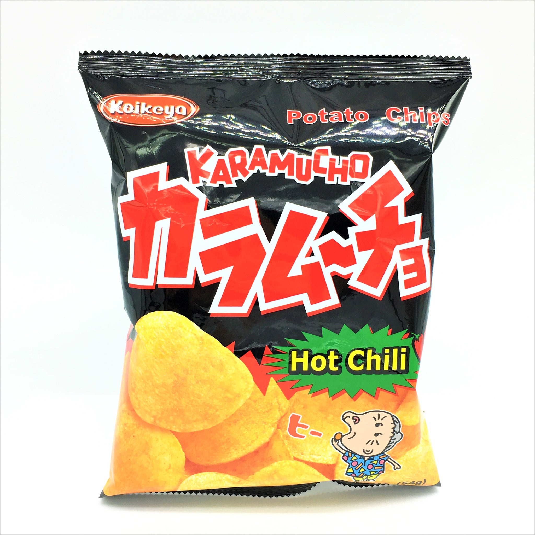 Koikeya Karamucho Potato Chips -Hot Chili