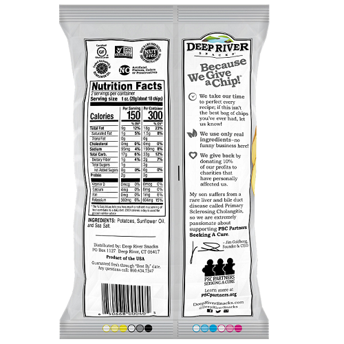 Original Sea Salt Kettle Chips,  24 Ct