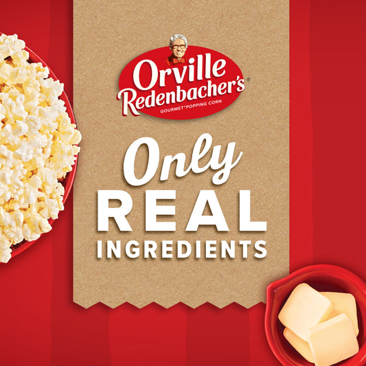 Orville Redenbacher's Movie Theater Butter Microwave Popcorn Tub