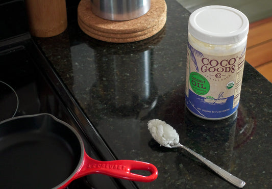 CocoGoods Co Single Origin Organic Extra Virgin Coconut Oil, Cold-Pressed , PET Jar