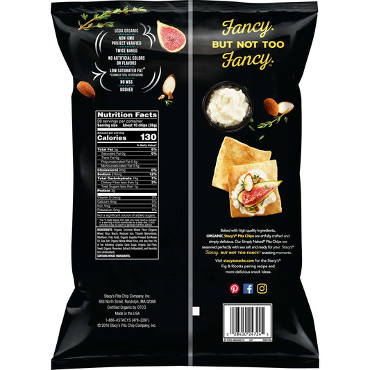 Stacy's Pita Chips Simply Naked Plastic Bag