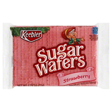 Keebler Strawberry Sugar Wafers . Package