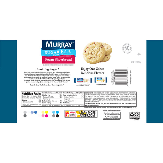 Murray Sugar-Free Pecan Shortbread Cookies