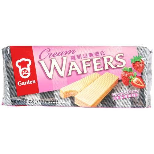 Garden Wafers, Strawberry Cream